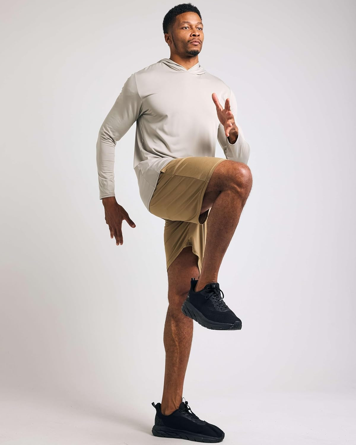 3 Pack: Men'S Dry Fit Wicking Long Sleeve Fishing Active Hoodie Pullover Sweatshirt (Big & Tall)