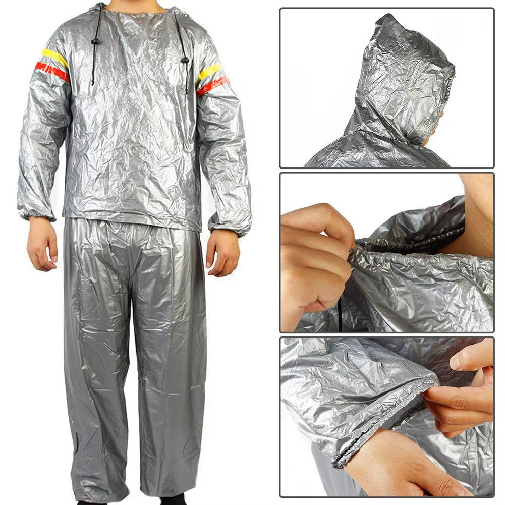 Sauna Suit Waterproof Fat Burning Fitness Sweat Suit