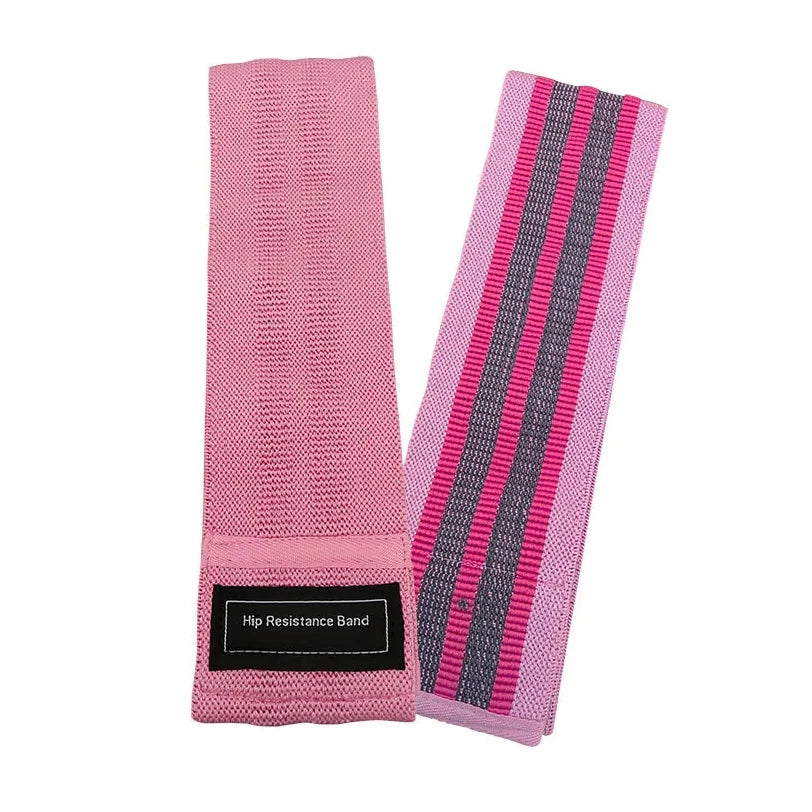Yoga Resistance Band Non-Slip Non-Curling Hip Squats Leg Workout Home Gym Durable Elastic Fitness Unisex