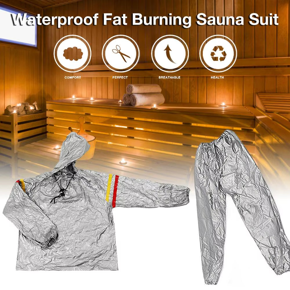 Sauna Suit Waterproof Fat Burning Fitness Sweat Suit
